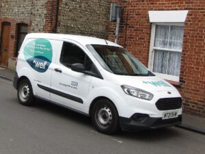 Tyg bilmattor för FORD COURIER VAN 2014>