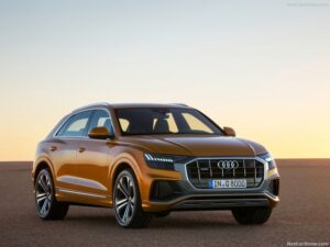 Tyg bilmattor för AUDI Q8 2018>