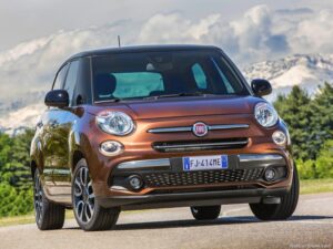 Tyg bilmattor för FIAT 500L 2017>