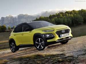 Tyg bilmattor för HYUNDAI KONA 2017>