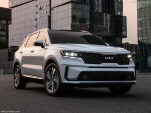 Tyg bilmattor för KIA SORENTO HYBRID 2020>