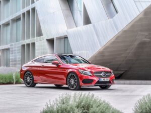 Tyg bilmattor för MERCEDES C-CLASS COUPE 2015>