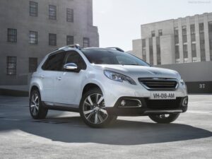 Tyg bilmattor för PEUGEOT 2008 2013-2016