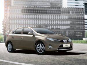 Tyg bilmattor för TOYOTA AURIS II 2012>