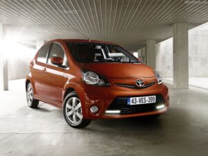 Tyg bilmattor för TOYOTA AYGO 2005-2014