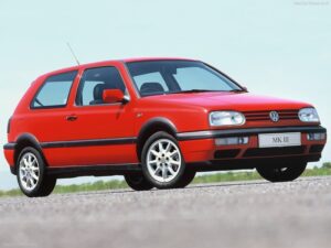 Tyg bilmattor för Volkswagen Golf 3 1992-1997