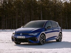 Tyg bilmattor för VOLKSWAGEN GOLF VIII 5Durų 2019-2023